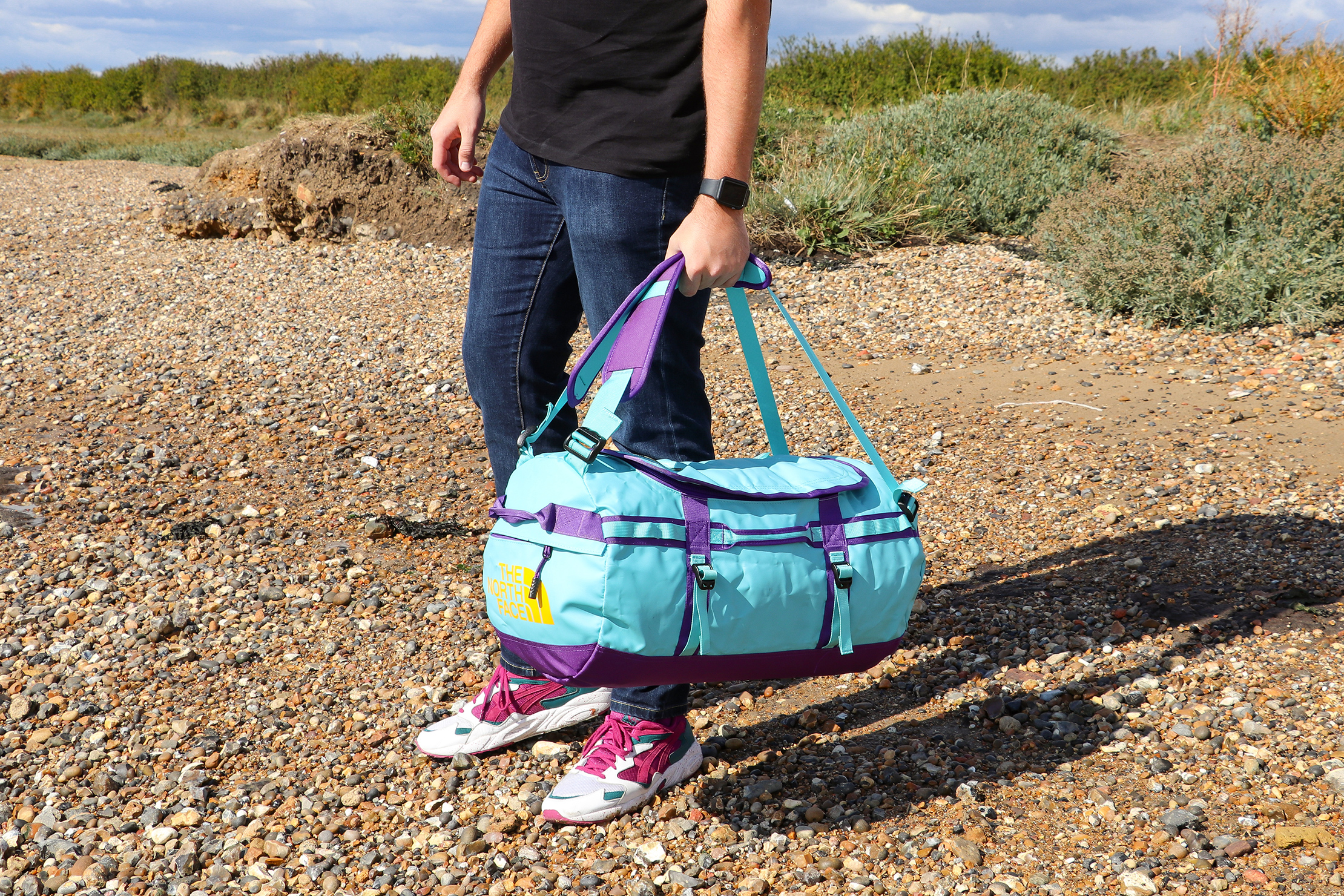 Carrying The North Face Base Camp Duffel As A Duffel In Essex England